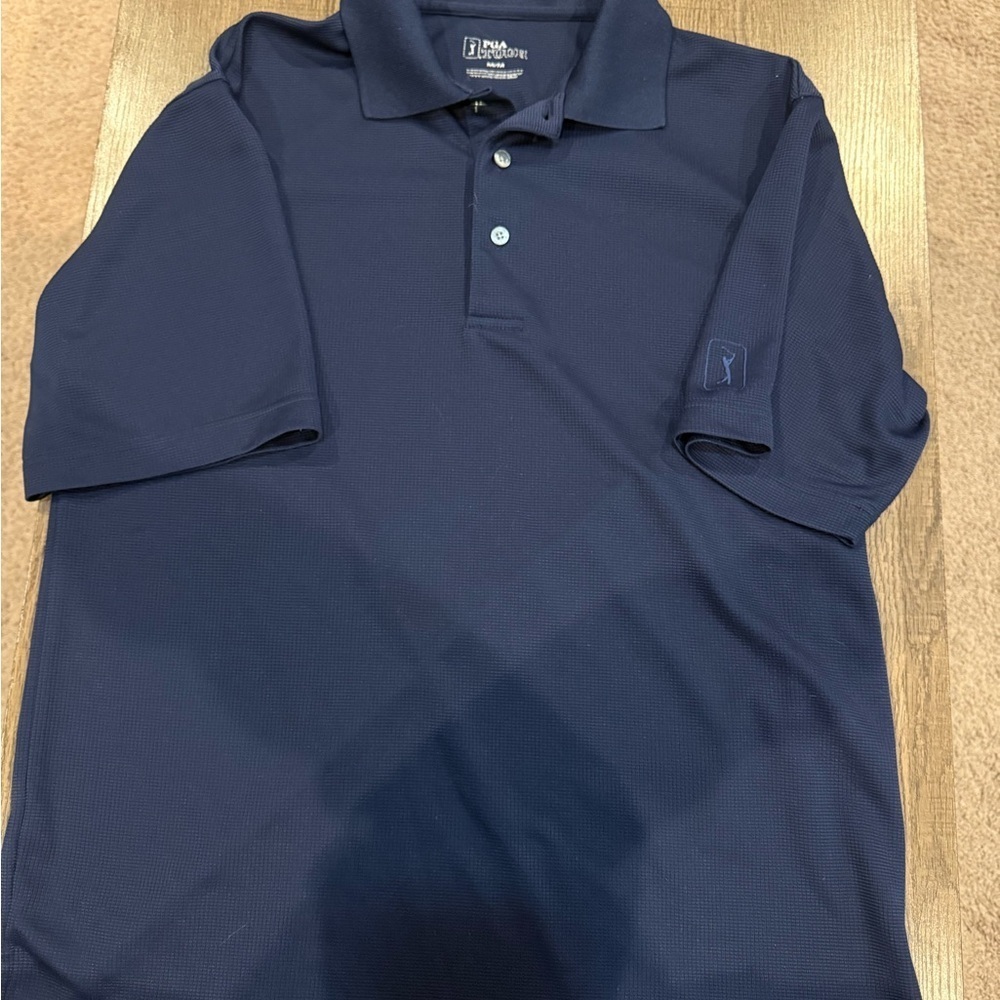PGA Tour Men's Classic Navy Polo